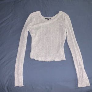 Small fleece sweater in grey